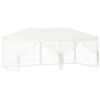 VIDAXL Carpa Para Fiestas Plegable Con Paredes Laterales Blanca 3x6 M