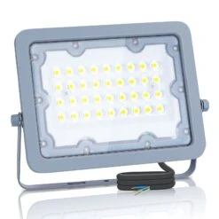 Aigostar Focos Led Exterior, 30W 6500K LED Floodlight Exterior
