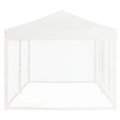 VIDAXL Carpa Para Fiestas Plegable Con Paredes Laterales Blanca 3x6 M 10 VIDAXL Carpa Para Fiestas Plegable Con Paredes Laterales Blanca 3x6 M -Jardines Y Exteriores 1896e25342412447