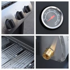 Barbacoa De Gas Hawaï - 3 Quemadores 8,4 Kw -Jardines Y Exteriores 1af1067d2e3df78d