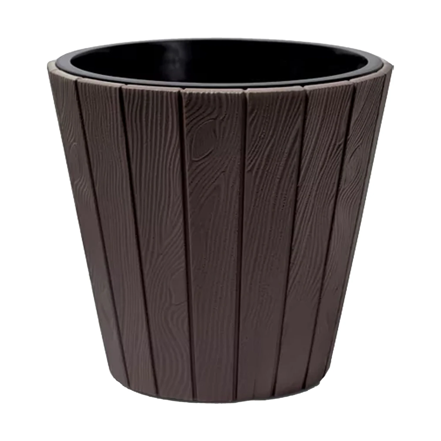 Prosperplast Maceta WOO12L 299x299x281 Marrón 1 Prosperplast Maceta WOO12L 299x299x281 Marrón