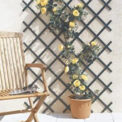 Celosía Extensible Rombos Trelliflex De PVC Verde Nortene 144 X 21 Cm