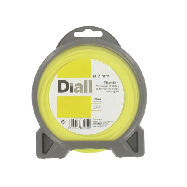 Hilo De Nylon Cuadrado ø 3 Mm X 44 M Diall 1 Hilo De Nylon Cuadrado ø 3 Mm X 44 M Diall