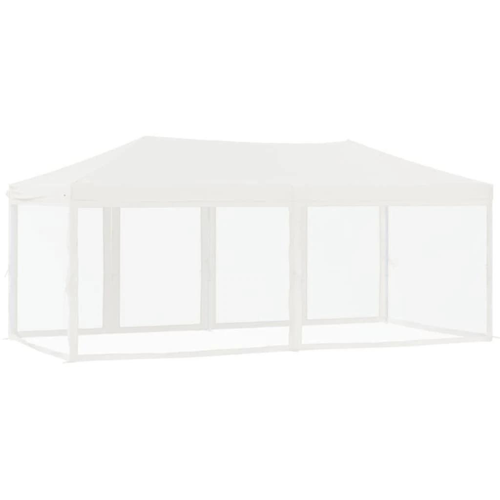 VIDAXL Carpa Para Fiestas Plegable Con Paredes Laterales Blanca 3x6 M 6 VIDAXL Carpa Para Fiestas Plegable Con Paredes Laterales Blanca 3x6 M - Imagen 6