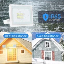 Aigostar Focos Led Exterior, 20W 6400K Led Focos Exterior, 1800LM IP65 -Jardines Y Exteriores 45129ef33f8f9b1f