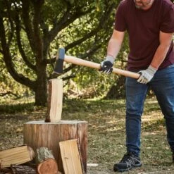 Hacha Con Mango De Madera 2,2 Kg Magnusson -Jardines Y Exteriores 5059340086439 26c BI