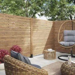 Panel Ocultación Madera Skimia V1 Marrón 180x60 Cm 15 Panel Ocultación Madera Skimia V1 Marrón 180x60 Cm -Jardines Y Exteriores 5059340668895 26c BI