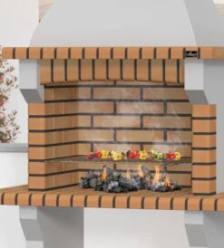 Barbacoa De Obra Madrid 237x124 Cm -Jardines Y Exteriores 5600226486722 22c BI