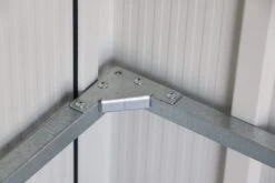 CASETA COBERTIZO METAL JARDIN MENORCA VERDE CATRAL CON PUERTA GRANDE Y VENTANA -Jardines Y Exteriores 63627b001488f6.12629872