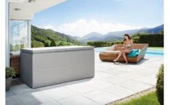 BAUL ARCON METALICO LOUNGEBOX 200 BIOHORT JARDIN GRIS CUARZO -Jardines Y Exteriores 6701af18d2492b0b