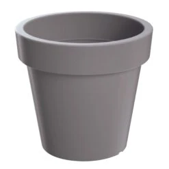 Jardines Y Exteriores 34 Prosperplast Maceta LEXO ROUND 212L 800x800x740 Gris Piedra