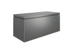BAUL ARCON METALICO LOUNGEBOX 200 BIOHORT JARDIN GRIS CUARZO -Jardines Y Exteriores adf580fe1865f25f