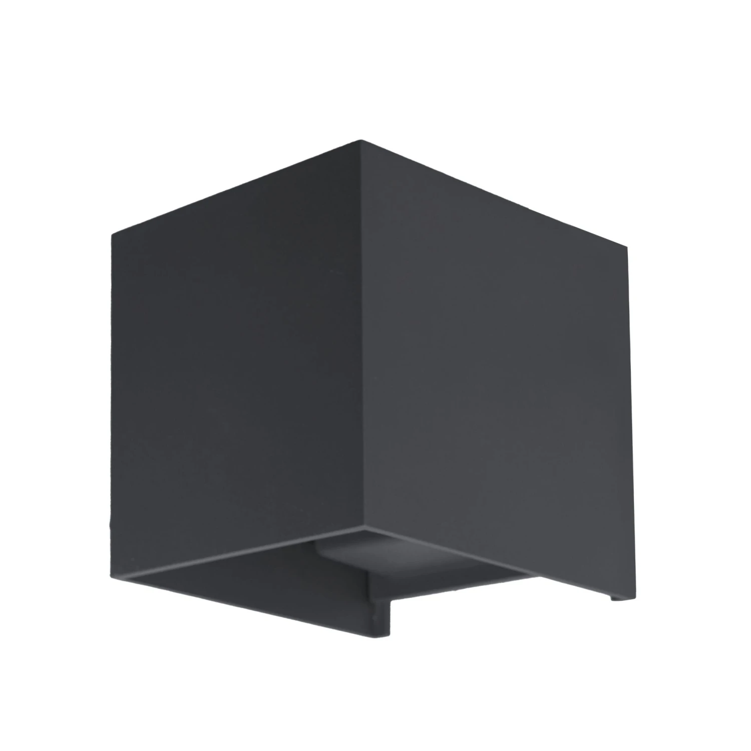 Aplique Para Exterior Cubo LED 2x6W 3000K Gris Antracita IP54 1 Aplique Para Exterior Cubo LED 2x6W 3000K Gris Antracita IP54