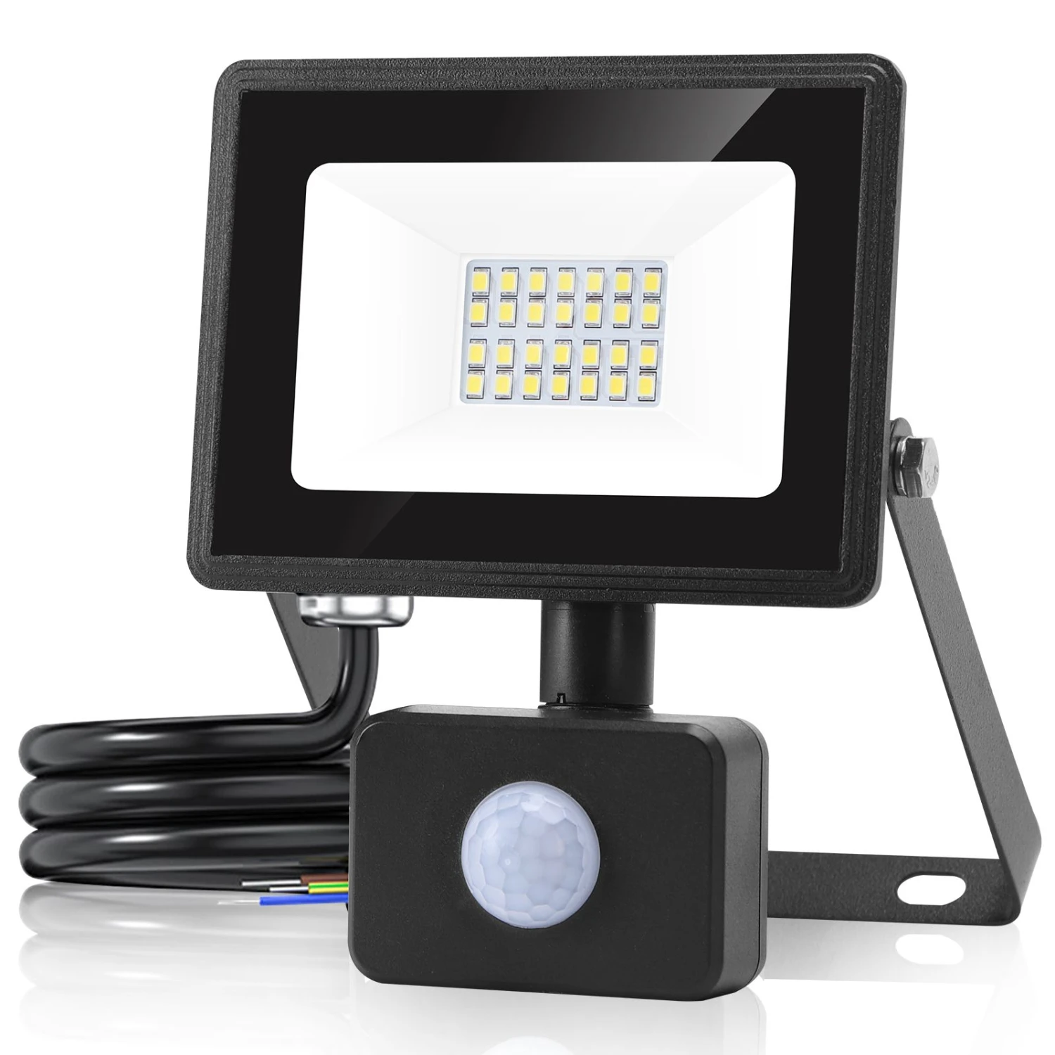 Aigostar 20W Foco LED Con Sensor Movimiento,1800LM IP65 6500K 1 Aigostar 20W Foco LED Con Sensor Movimiento,1800LM IP65 6500K